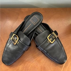 Dolce Vita Santel Buckle Slip-On Mule Flats